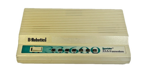 Modem fax vintage robotics - fax,