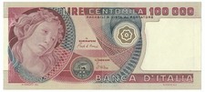 100000 LIRE BANCA D'ITALIA