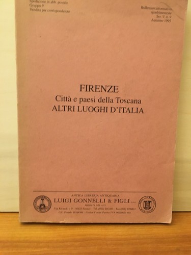Bibliografia firenze e - firenze,
