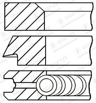Adatto per kit anello pistone - per,
