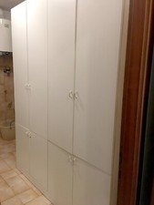 Armadio bianco per bagno o altre stanze cm 181 x 234