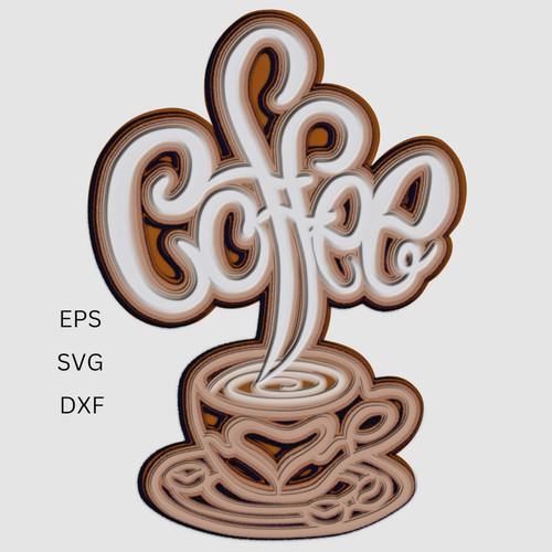 Insegna cucina caffè dxf - insegna,