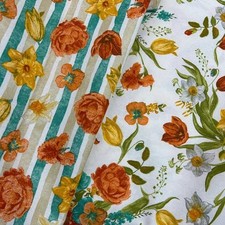 Tessuto Panama Olanda Arancio