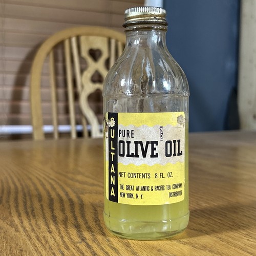 Bottiglia pubblicitaria olio - pubblicitaria,