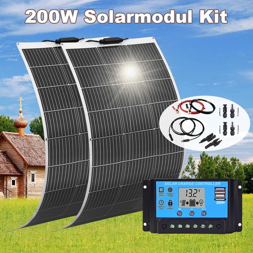 Kit pannello solare 2x100w - solare,