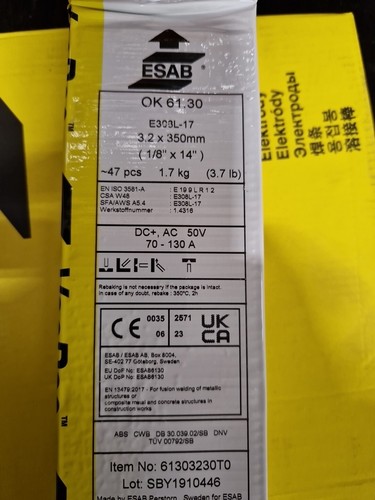 Esab elettrodi 30 - esab, 61.30