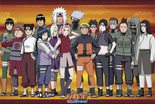 Poster naruto shippuden konoha - poster,
