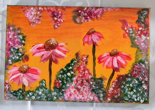 Quadro dipinto mano tema - dipinto,