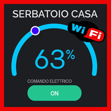 Indicatore Livello Acqua Serbatoio Cisterna con Comando Relè WiFi