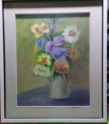 Vintage antico quadro olio - vintage,