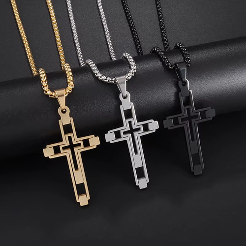 Collana unisex in - ✝️,