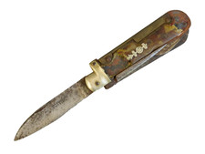 COUTEAU PLIANT ANCIEN "DF" À