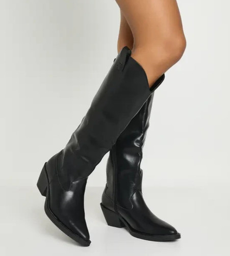 Stivali donna neri western