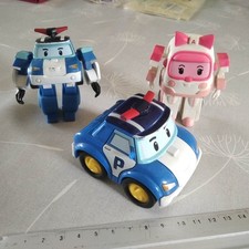 lot 3 voitures ROBOCAR POLI