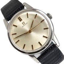 Omega Seamaster senza data 14390 quadrante argento carica manuale 1960