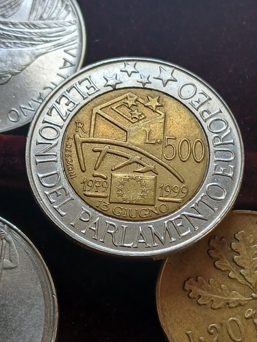 500 lire bimetallica - 500,
