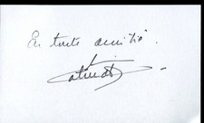 Biglietto Alain Calmat Con Autografo Originale - Nuoto