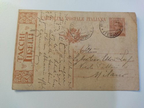 Cartolina postale italiana - cartolina,