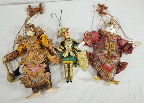 Antico lotto pupazzi - antico, 2