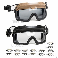 Occhiali anti-appannamento FMA tattici anti-nebbia vento 3 mm lente sicurezza antisommossa per guida casco