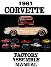 Corvette 1961 Manuale Parti