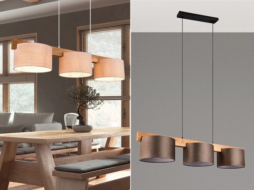 Lampada sospensione travi in - lampada, a
