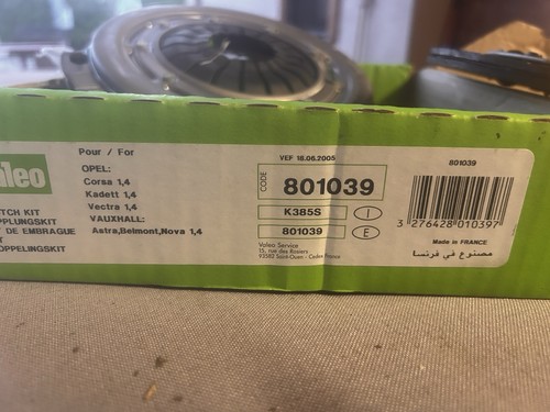 Valeo kit3p 801039 kit - valeo,