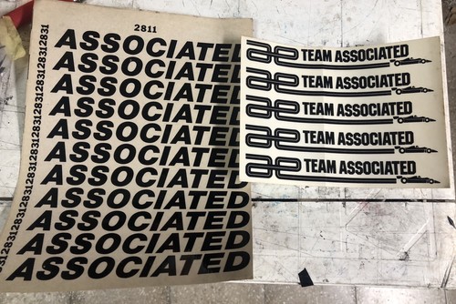 Associated 500 kit stickers - 500,