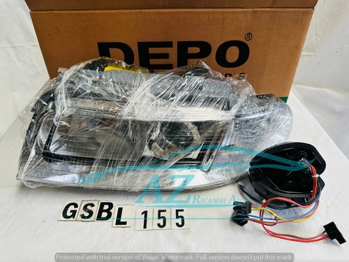 Headlight projector left audi - headlight,