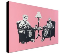 banksy street art Quadro