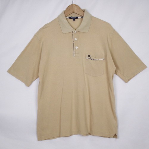 Polo burberry cotone beige - in,