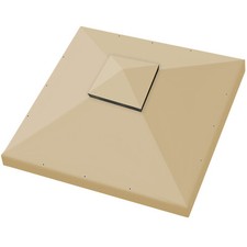 Copertura di ricambio per baldacchino a doppio livello per gazebo 10x10 piedi - Beige
