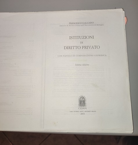 Istituzioni diritto privato - istituzioni,