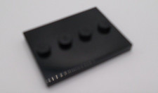Lego 88646 Plate Special 3 x 4 with 1 x 4 Center Studs Base nera minifigure