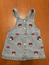 Salopette di Jeans Disney Taglia 0-3 Mesi Colore Blu con Minnie