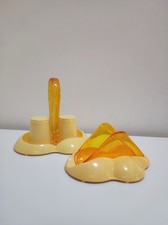 Belli E Forti Set Da Cucina Portatovaglioli e porta bicchieri giallo/arancione 