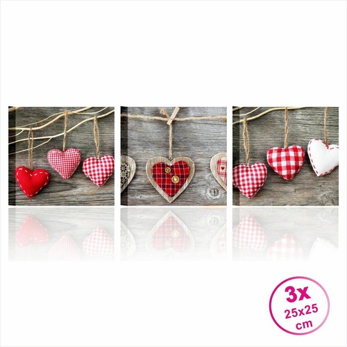 Tris cuori shabby chic 3 - tris,