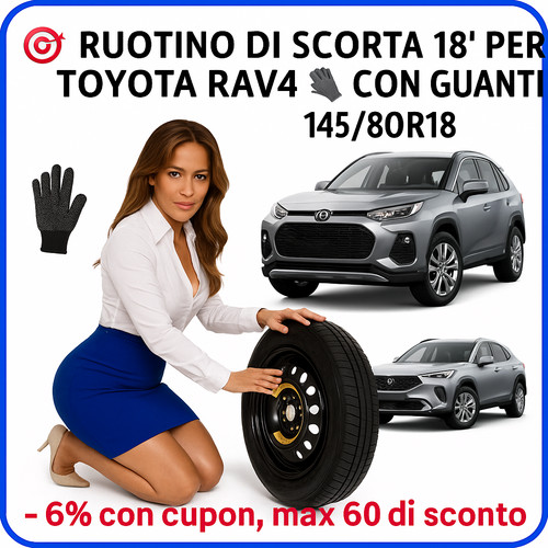 Ruotino scorta 18 per - ruotino, di