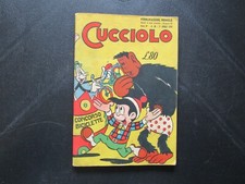 CUCCIOLO LIBRETTO 4 ORIGINALE ED. ALPE 1953 !!!