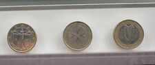 ⭐️3 Monete 1€ Circolate-??1€ Malta 2008(F)+??Irlanda 2002+??Italia 2011⭐️