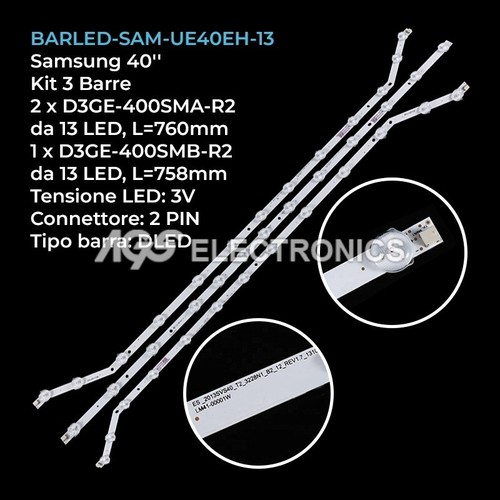 Barre led per samsung 40 - per,