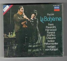 PUCCINI-LA BOHEME,FRENI,PAVAROTTI,VON KARAJAN,DOPPIO CD DIGIPACK NUOVO SIGILLATO