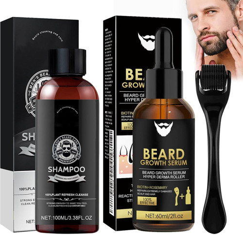 Kit crescita barba uomo - barba, uomo,