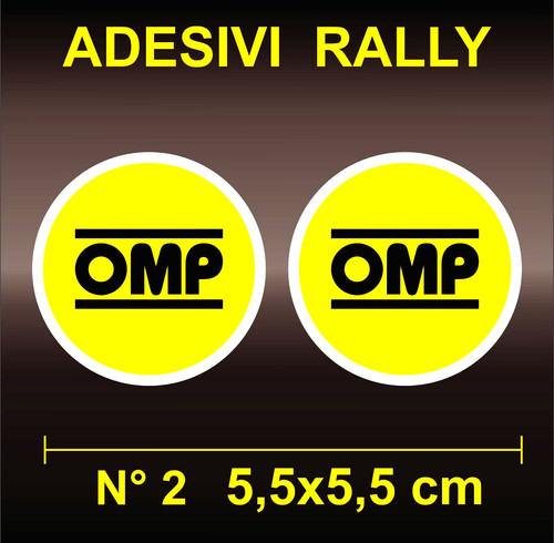 Adesivi sticker omp sparco - |,