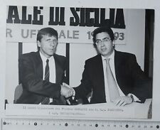 90712 FOTO Calcio 2670 - Palermo 1993 - Perinetti e Nicolini
