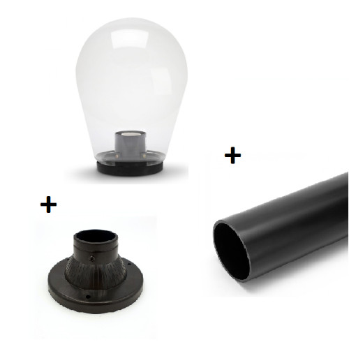 Kit illuminazione giardino con - illuminazione,