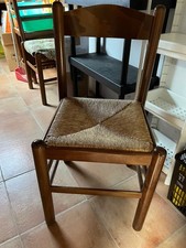 Sedie n. 6 in legno massello