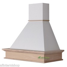 CLASS 90 cappa cucina parete rustica legno mot.Faber fascione grezzo CL90-FGBC52