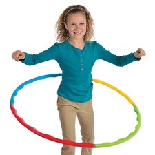 x Hula Hoop 65cm Cerchio Colorato Gioco Divertimento Bambini Esercizio dfh