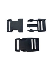 Fibbia Plastica Grande Nero
